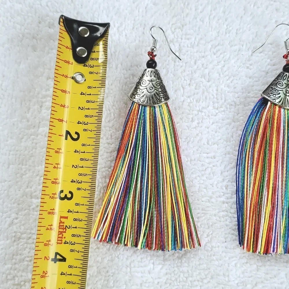 tassel earrings   - Picture 5 of 6